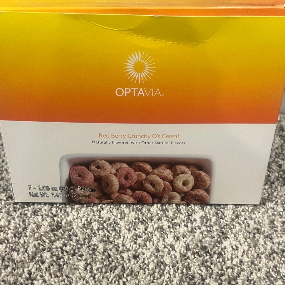 Optavia Red Berry Crunchy Os Cereal